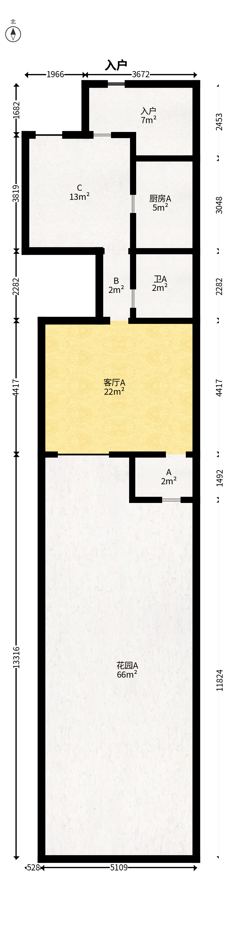 保利城（中航城国际社区、郡原美村）  4室2厅3卫   298.00万户型图