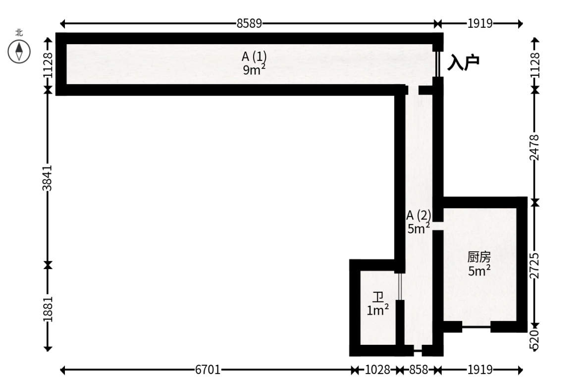 麓阳和景雅苑  4室2厅2卫   105.00万户型图