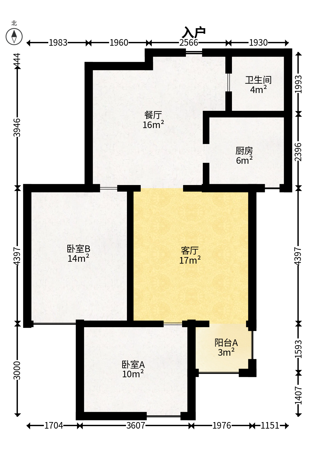 钱隆首府(福晟御园)  2室1厅1卫   79.50万户型图