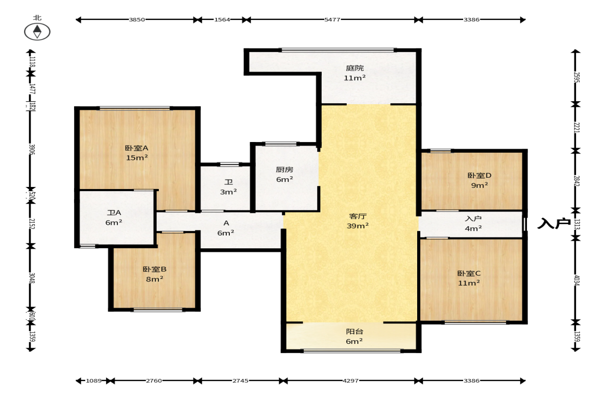 佳兆业云顶梅溪湖（佳兆业梅溪荟）  5室3厅3卫    321.0万户型图