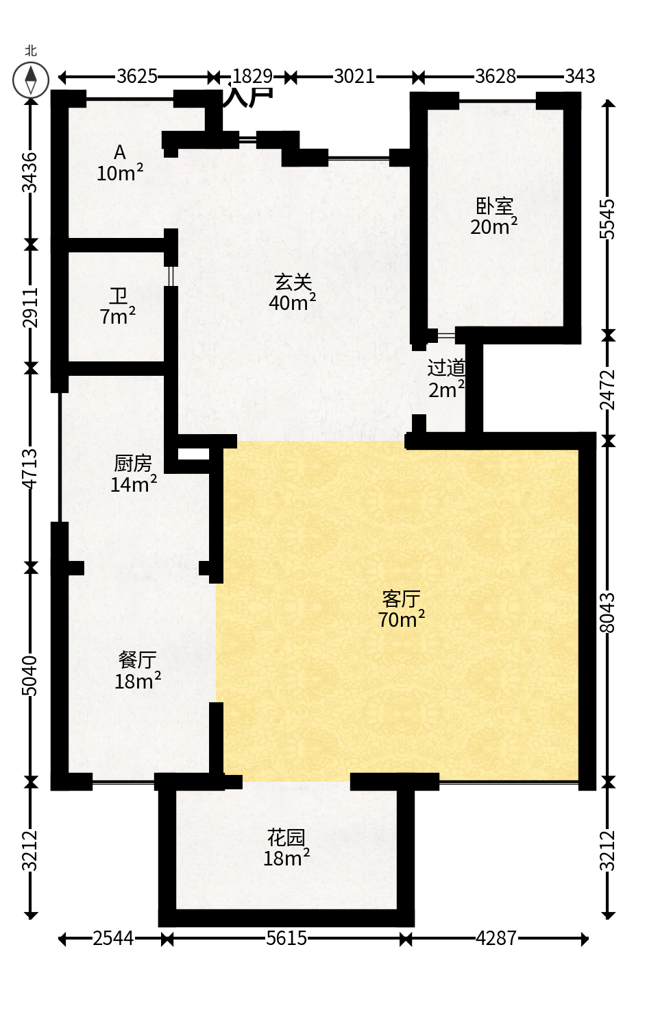 骏豪花园  7室3厅3卫   800.00万户型图