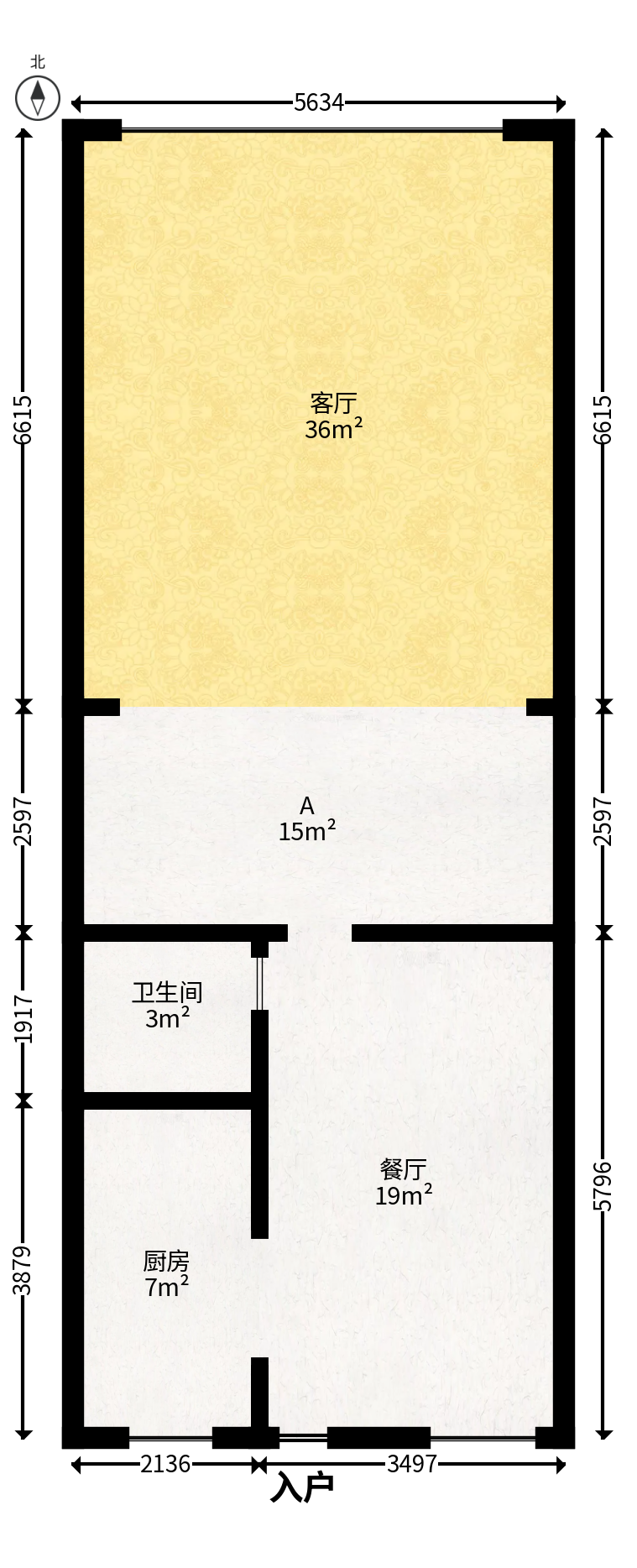 佳兆业水岸新都  4室2厅1卫   360.00万户型图