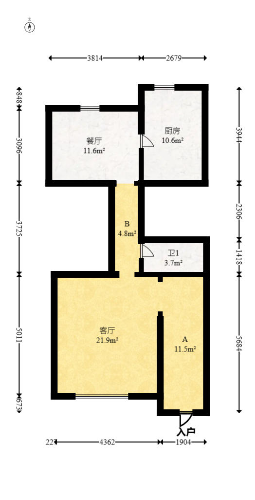 吉联小区（红墅湾）  5室2厅4卫   650.00万户型图