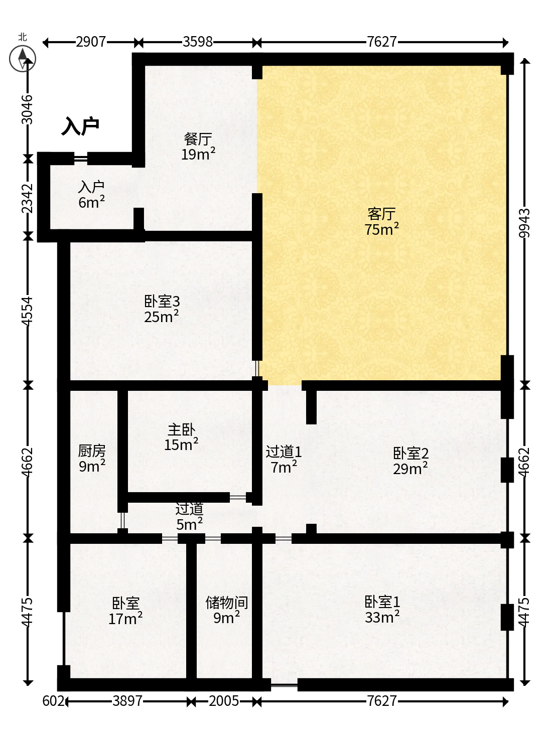 维一星城国际（写字楼）  1室1厅1卫   180.00万户型图
