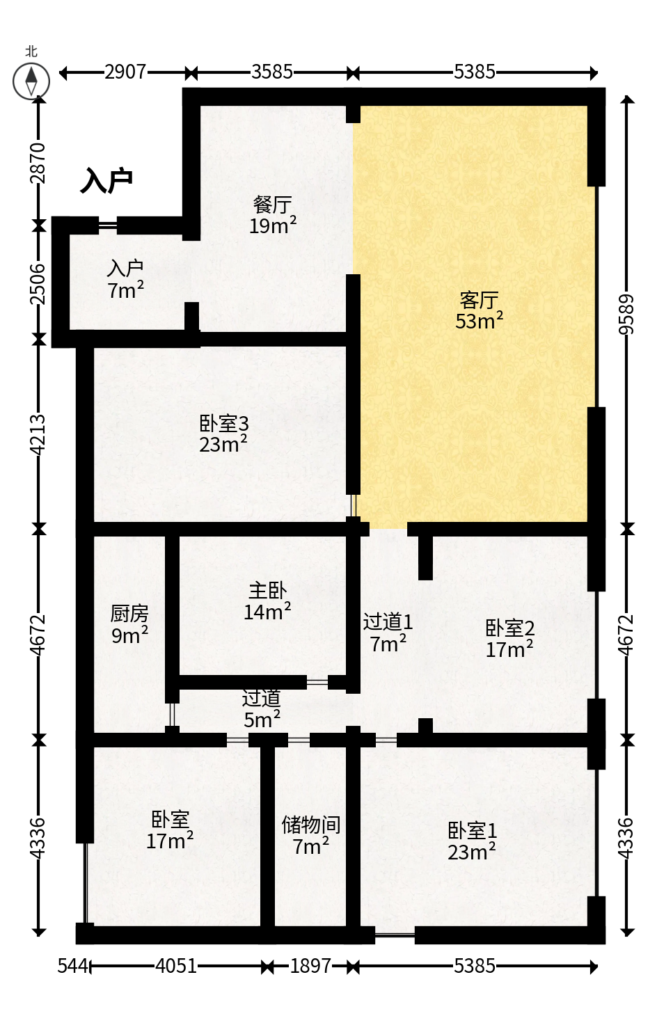 维一星城国际（写字楼）  1室1厅1卫   180.00万户型图