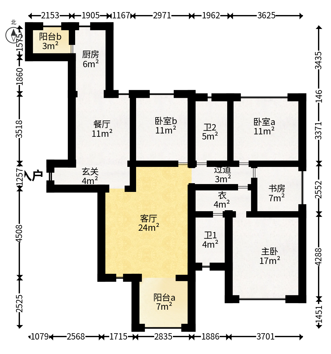 联诚国际城  3室2厅1卫   88.00万户型图