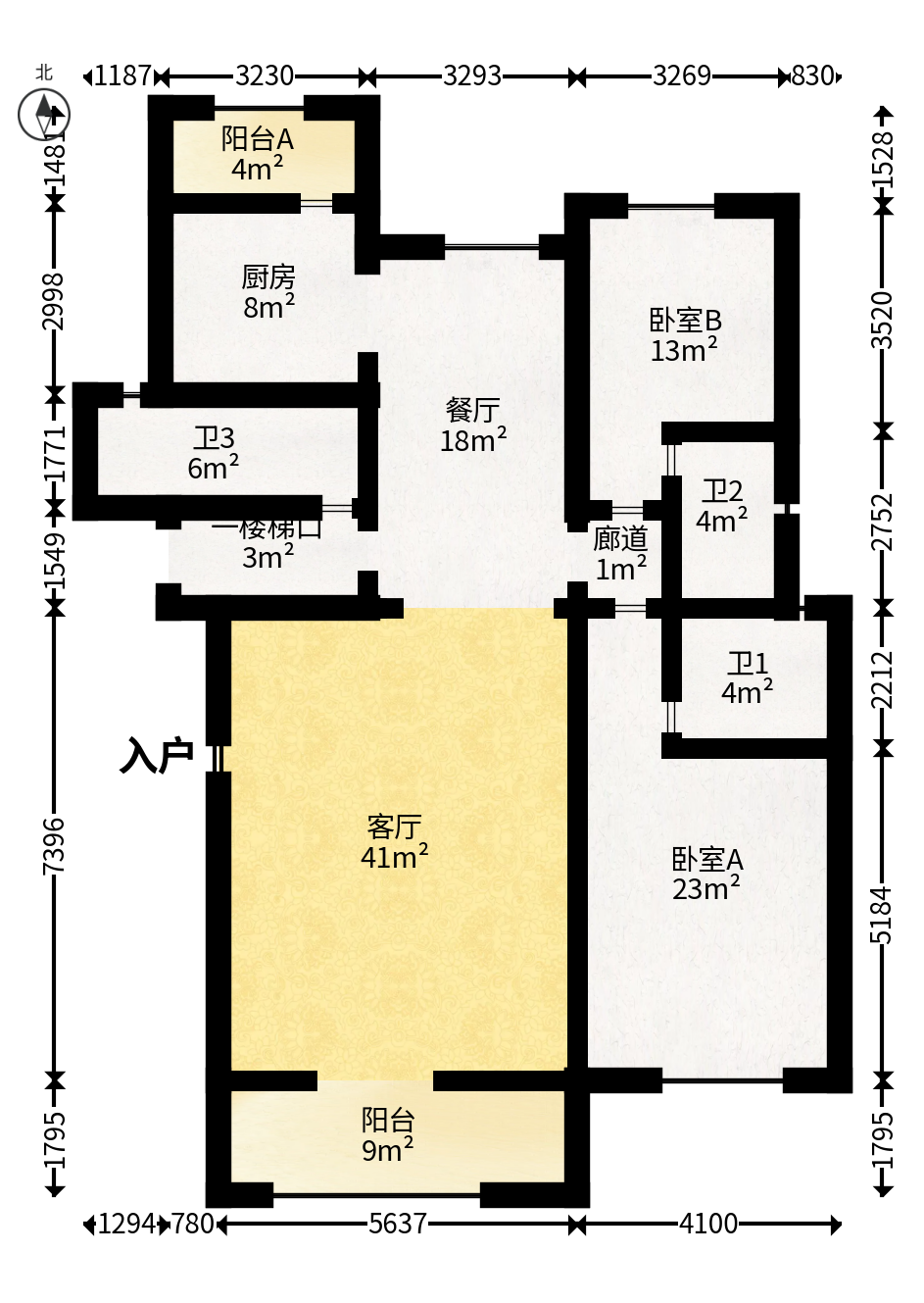 江山帝景雅墅（普罗旺斯）  5室2厅4卫   330.00万户型图