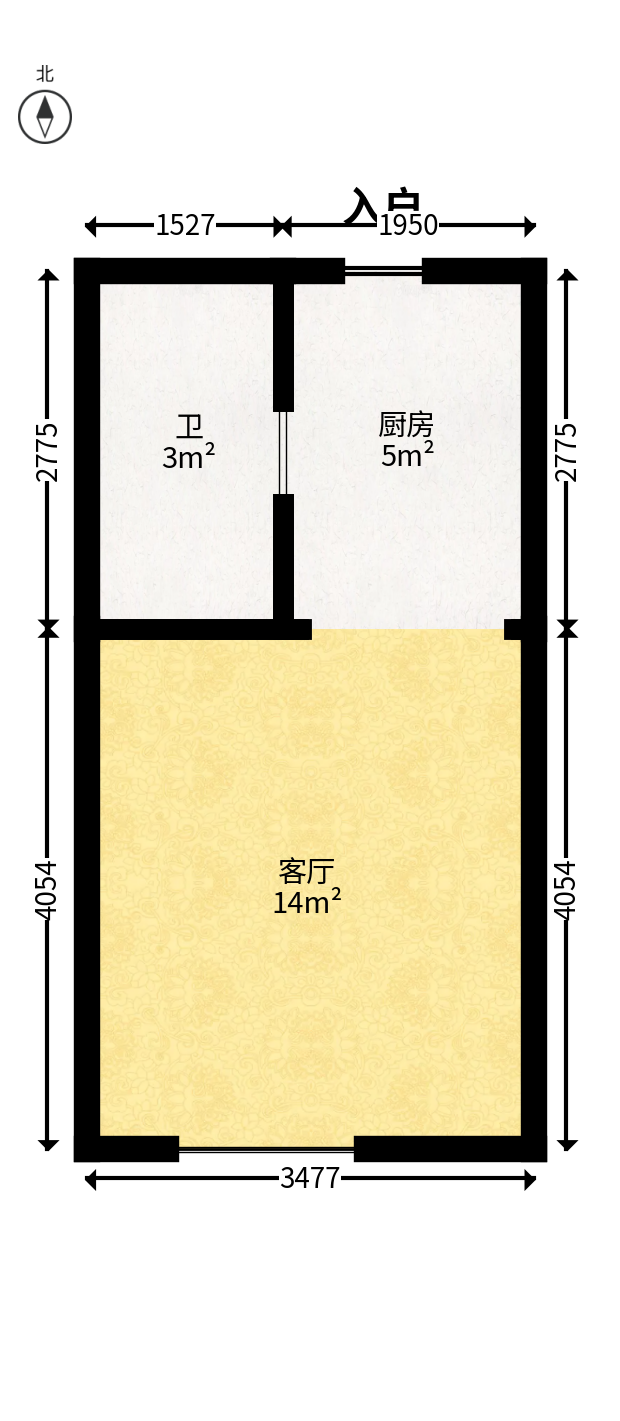 卓越浅水湾  1室0厅0卫   30.00万户型图