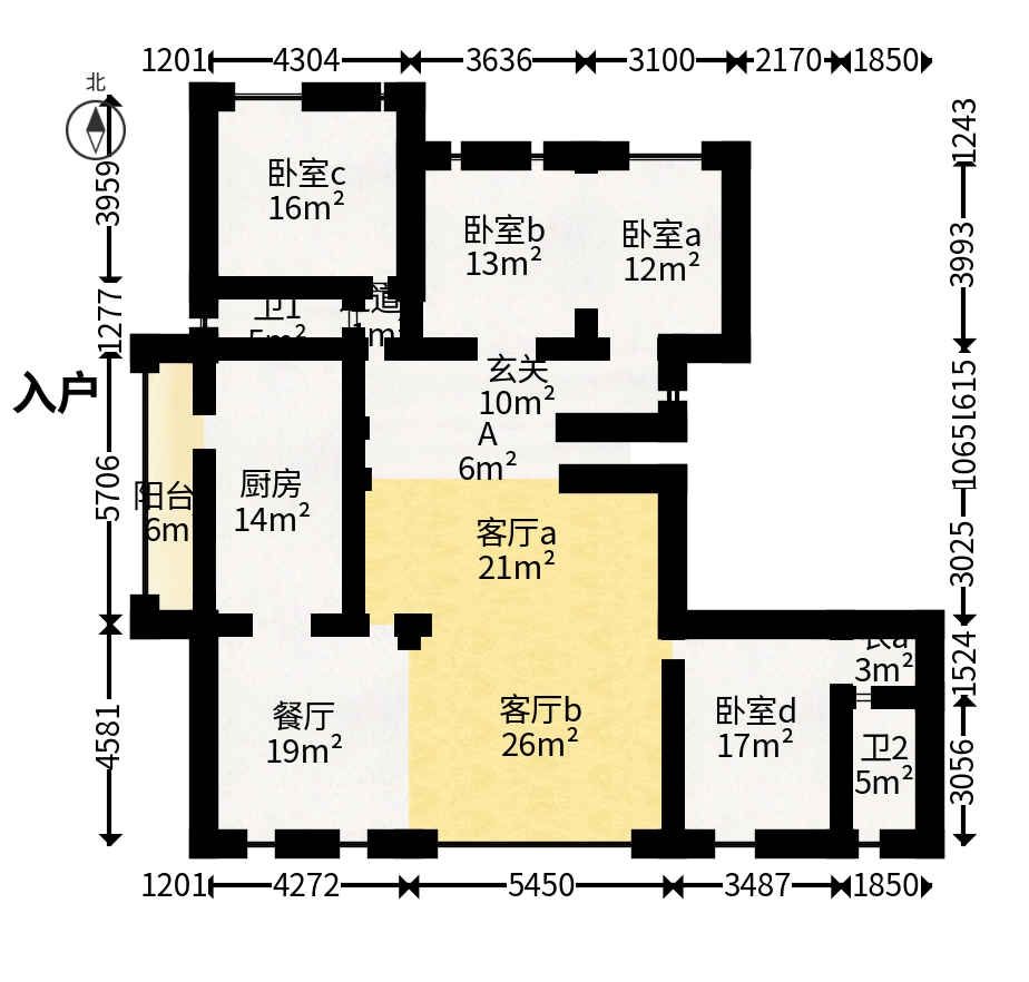 润和紫郡一期  6室2厅4卫   299.00万户型图