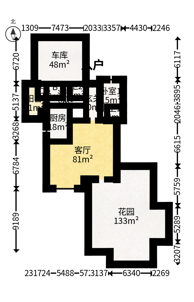 盈峰翠邸  6室2厅3卫   470.00万户型图