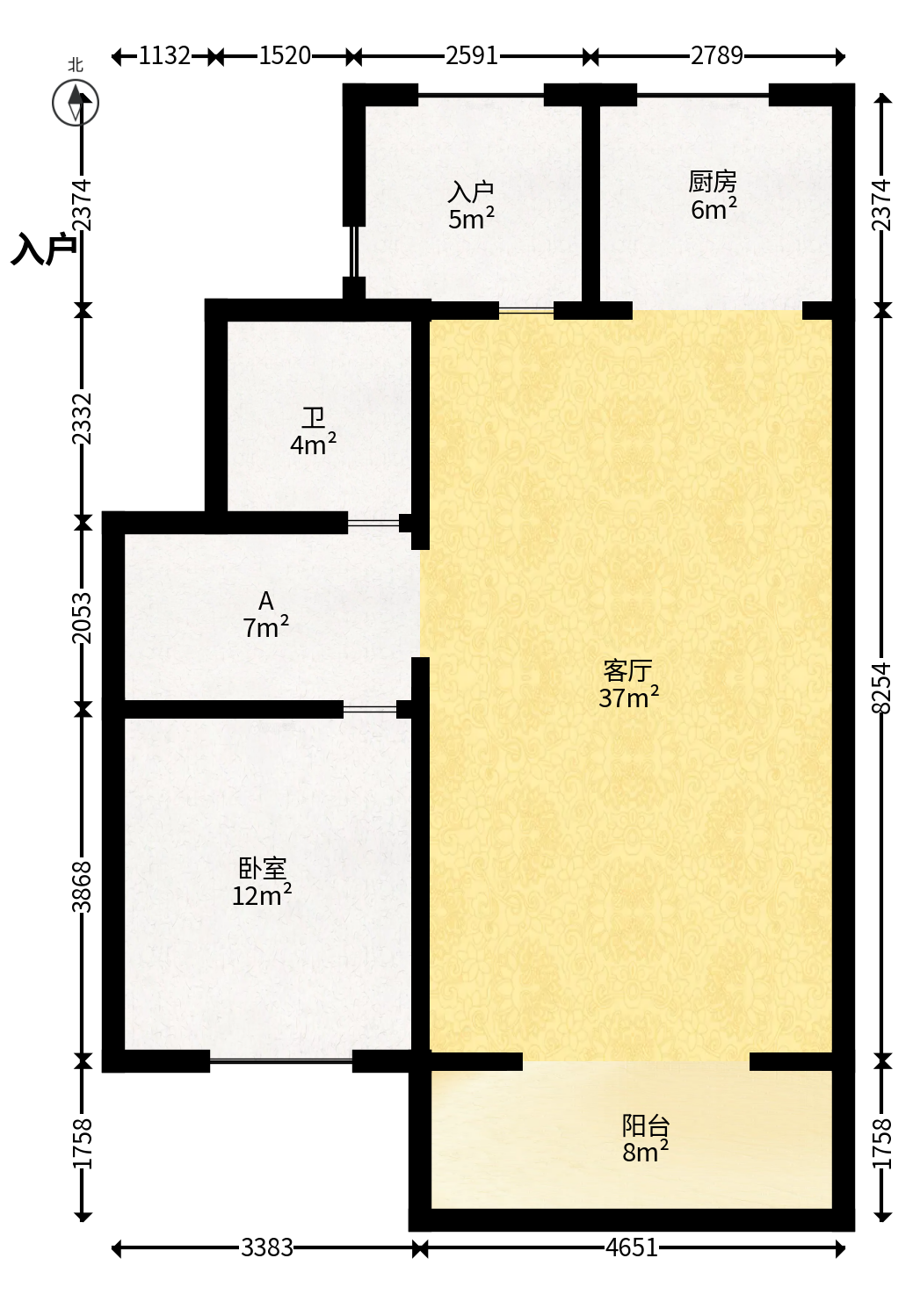 祥源森林之光  4室2厅2卫   251.00万户型图