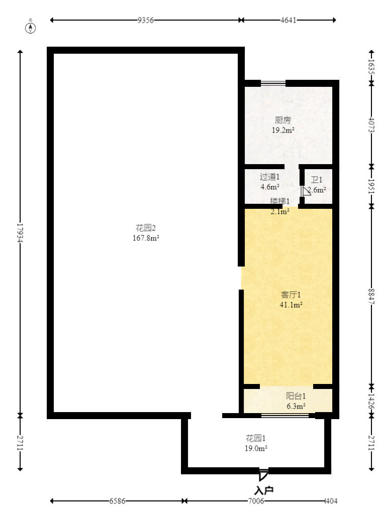 盈峰翠邸  5室2厅3卫   260.00万户型图