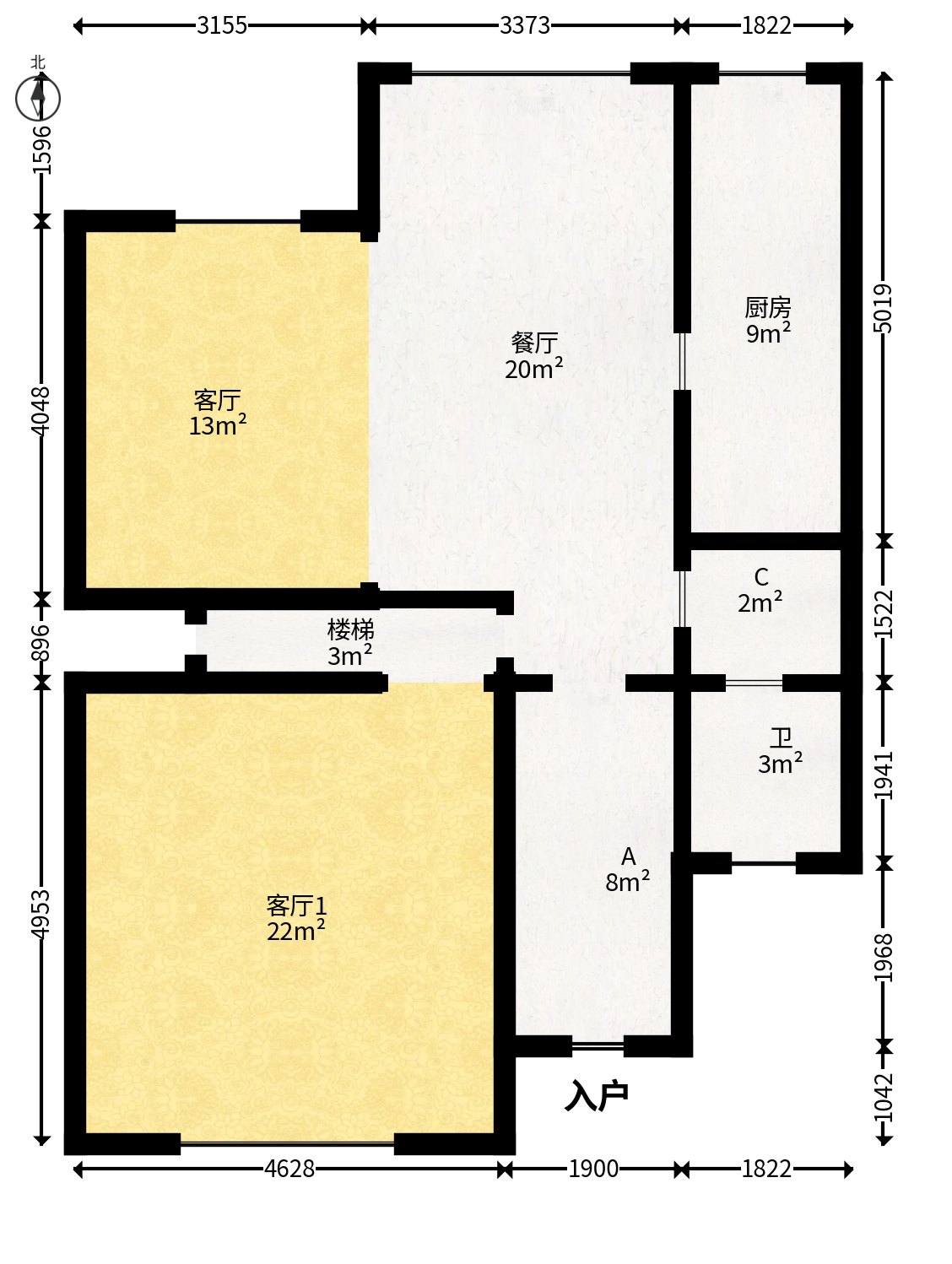 保利香槟国际  6室3厅3卫   420.00万户型图