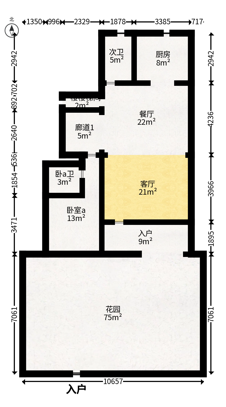 长沙溪山悦  5室2厅2卫   285.00万户型图