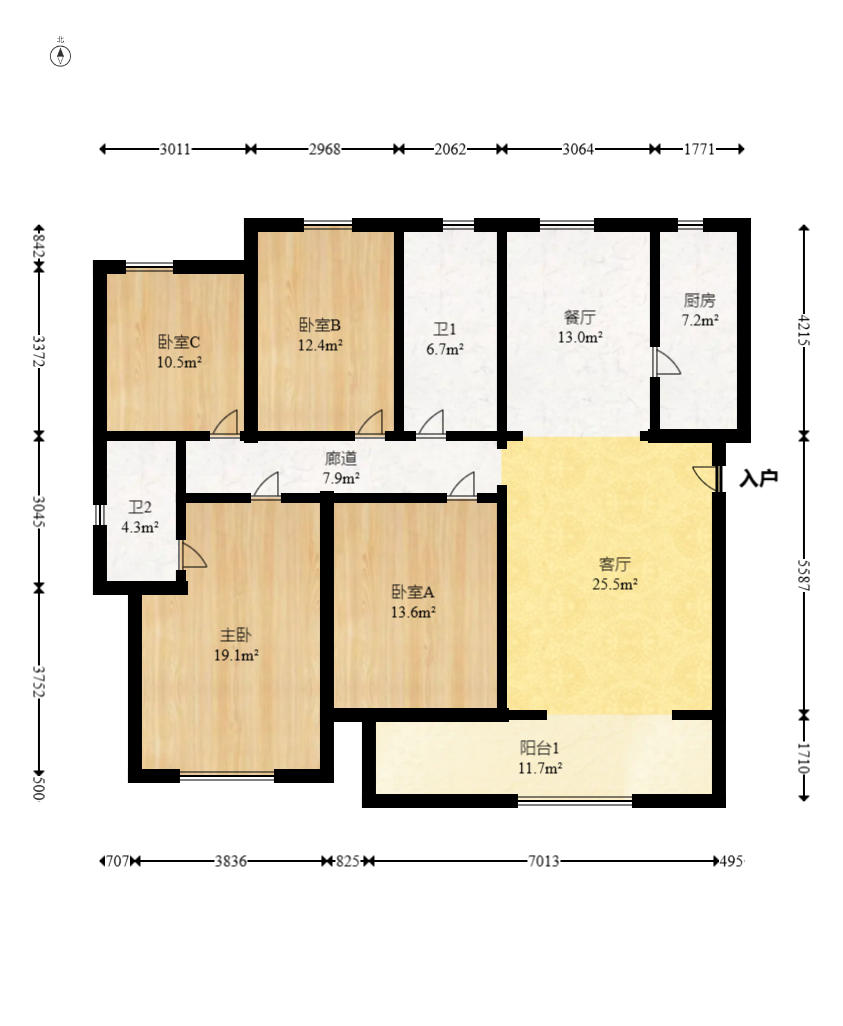 建投象山国际  1室0厅0卫   188.00万户型图