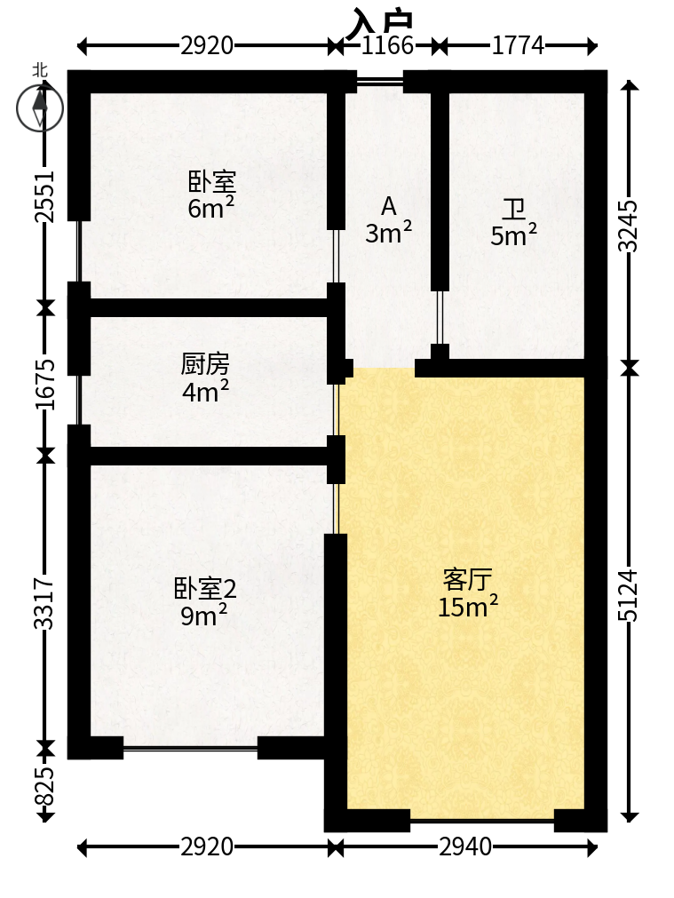 鑫远翡丽郡（鑫远翡丽雅苑）  2室1厅1卫   70.20万户型图
