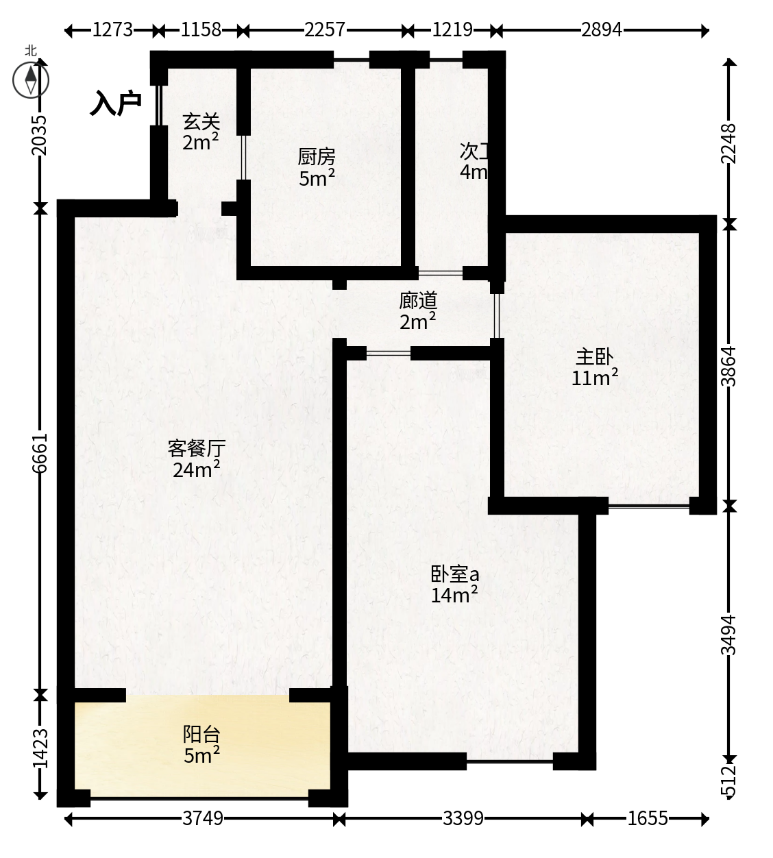 和馨园  1室0厅0卫   51.80万户型图
