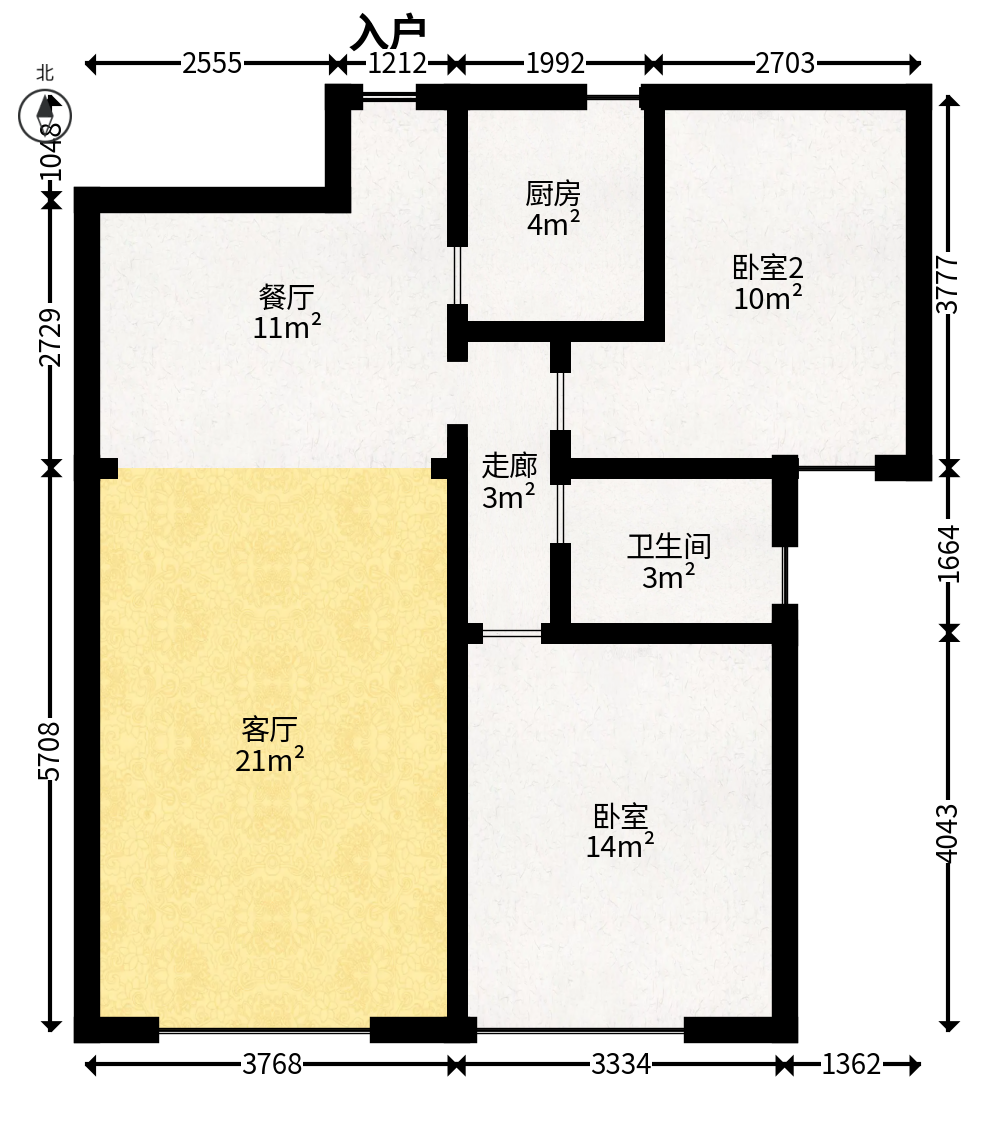 东驿竹园  1室0厅0卫   45.00万户型图