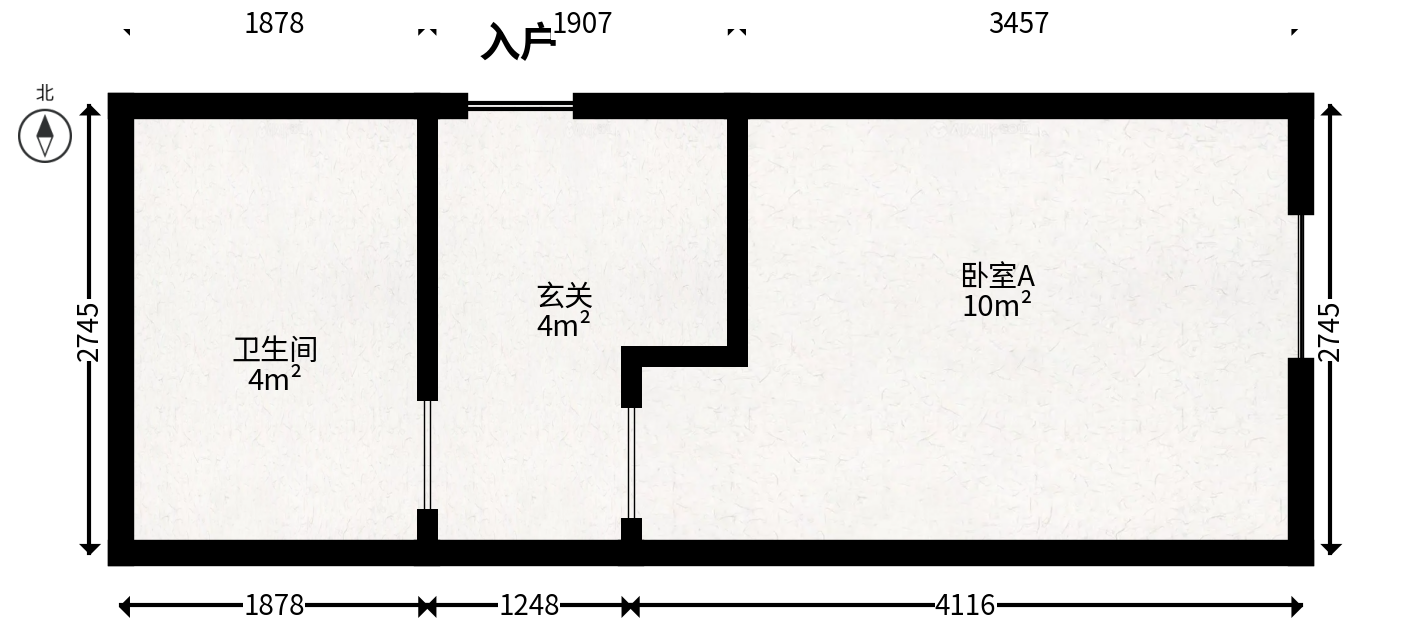 阳光100一期、四五期  2室2厅1卫   86.00万户型图