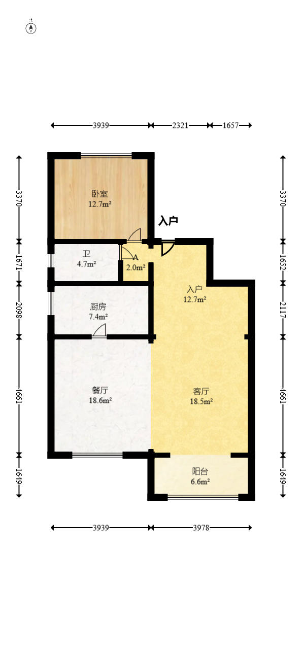 敏捷珑玥府  5室2厅3卫    135.0万户型图
