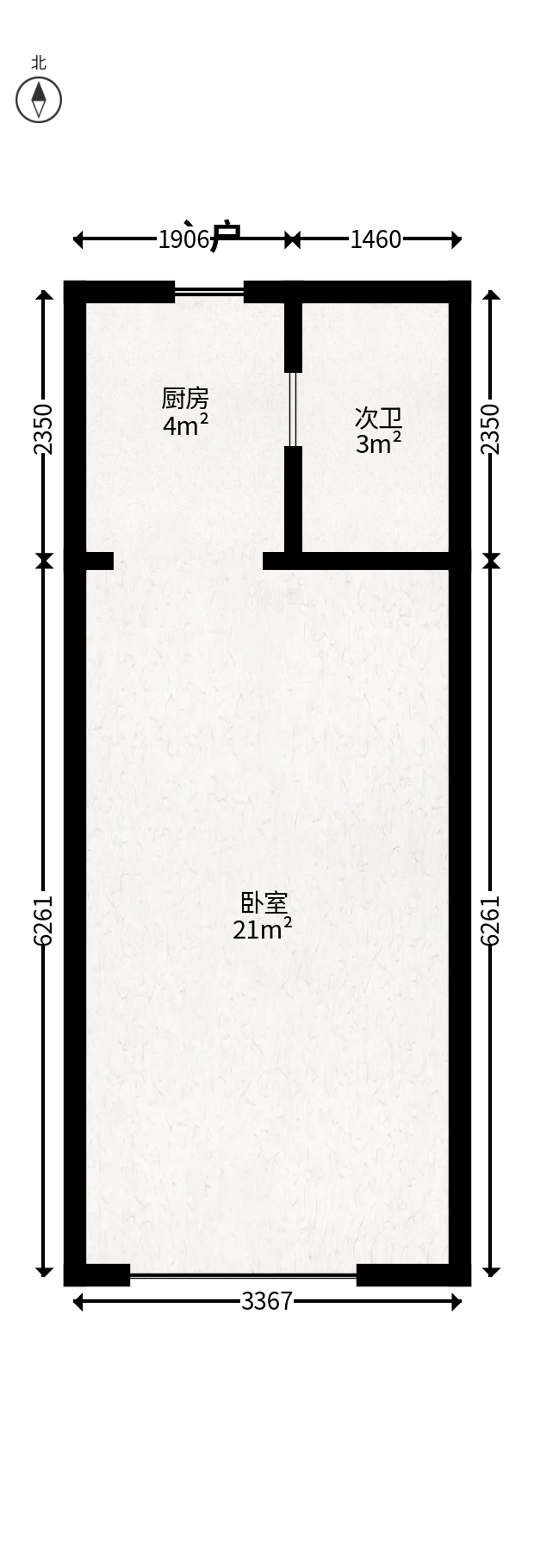 钱隆世家  1室0厅0卫   26.00万户型图
