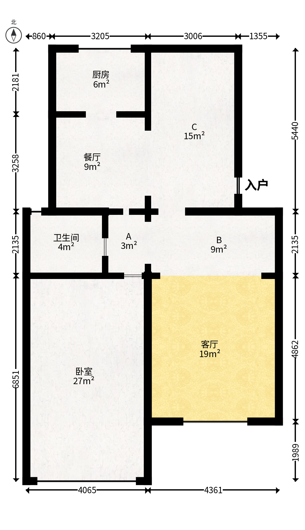 御邦  4室2厅3卫    245.0万户型图