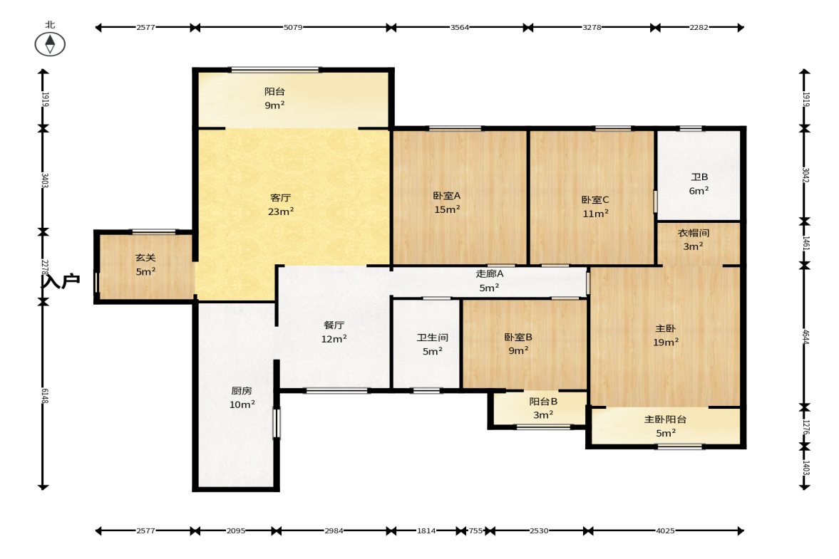 中建芙蓉嘉苑  4室2厅2卫   198.00万户型图
