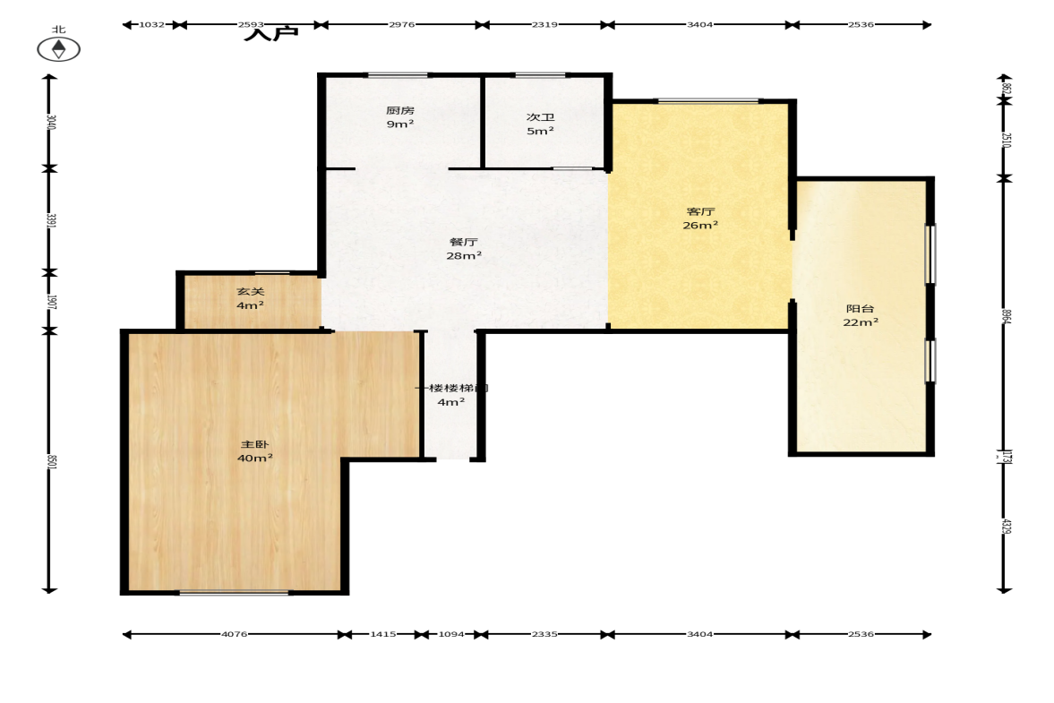 建发央著  4室2厅2卫   280.00万户型图