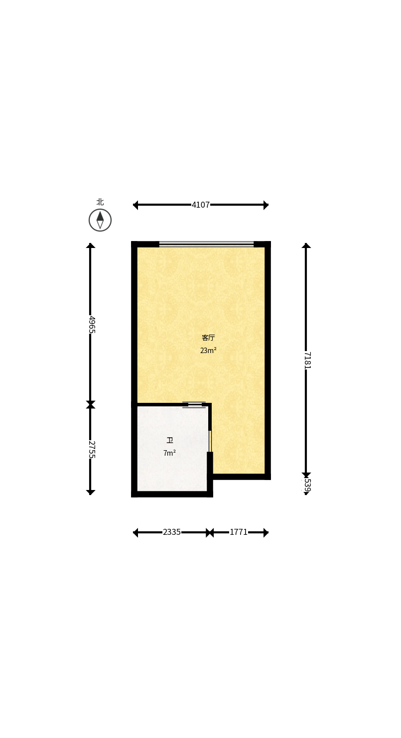 中建悦和城  1室1厅1卫    25.0万户型图