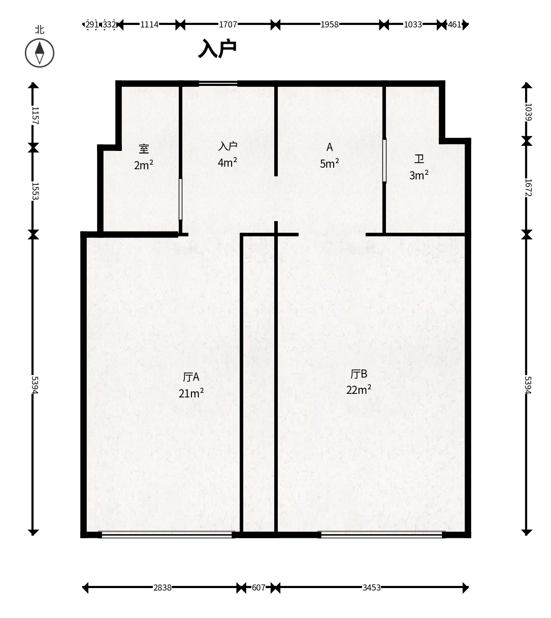 卓越浅水湾  1室0厅0卫    26.0万户型图