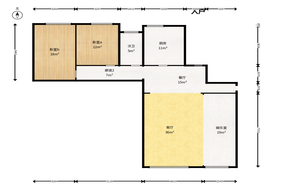建发央著  4室2厅2卫    328.0万户型图