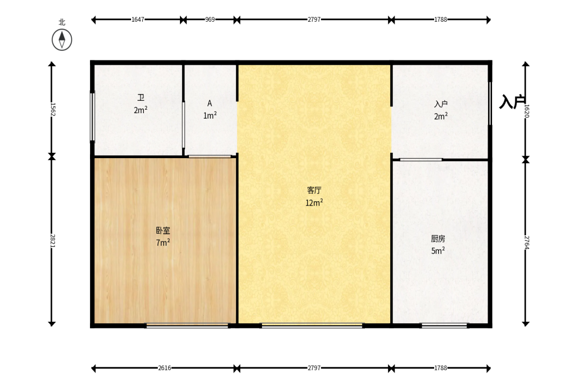 卓越浅水湾  1室0厅0卫    35.8万户型图