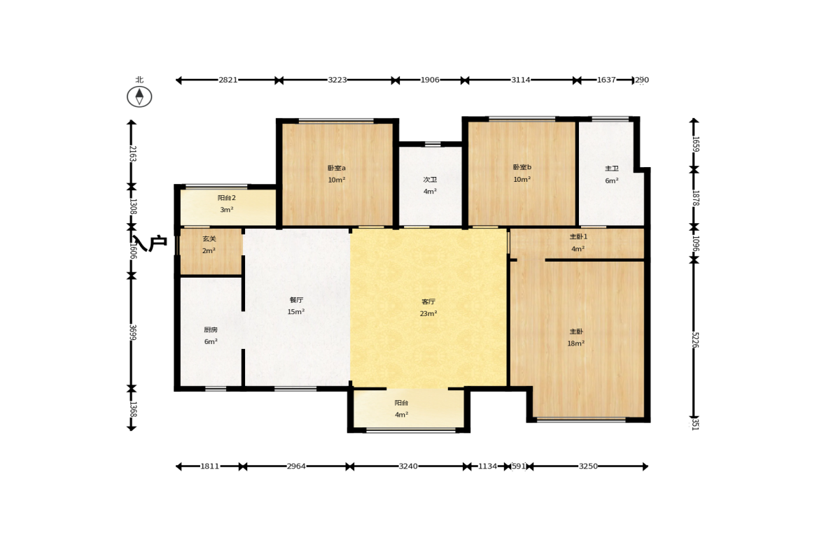 万科城市花园  3室2厅2卫    92.8万 万科城市花园  3室2厅2卫    92.8万户型图