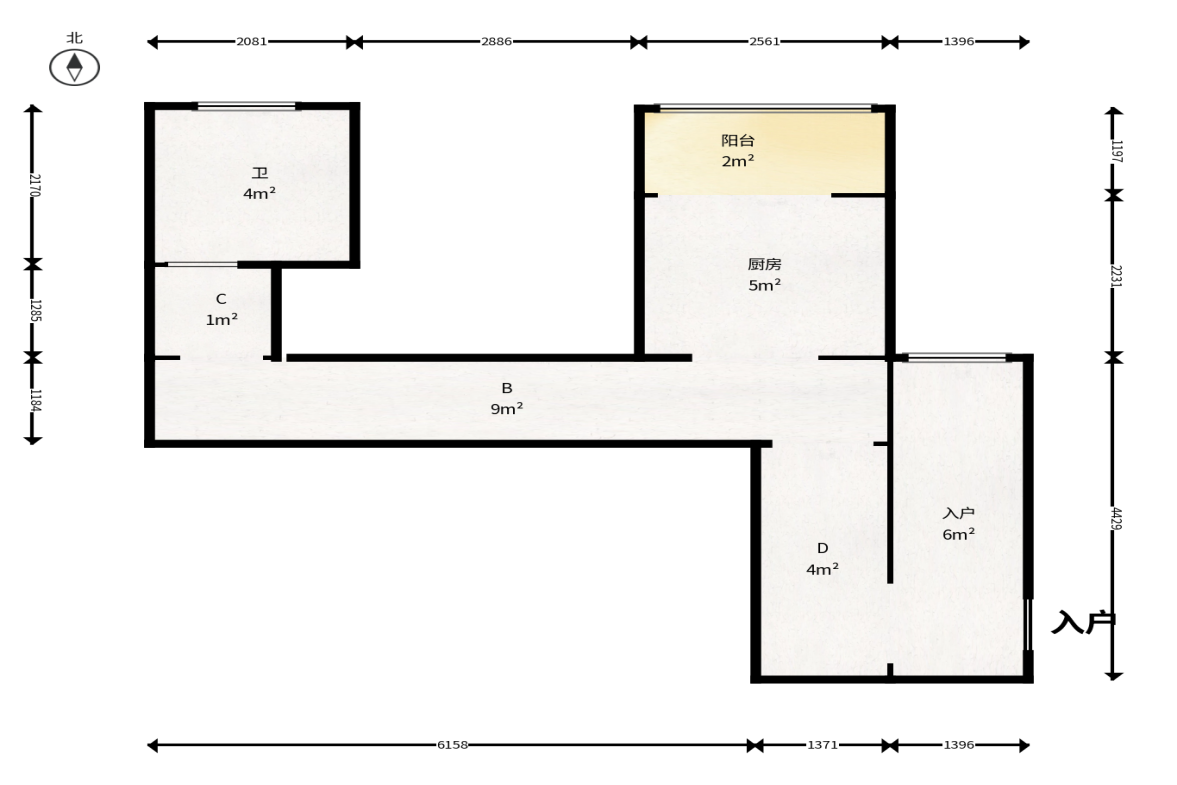 锦湘国际星城三期（锦绣苑）  3室2厅2卫    88.0万户型图