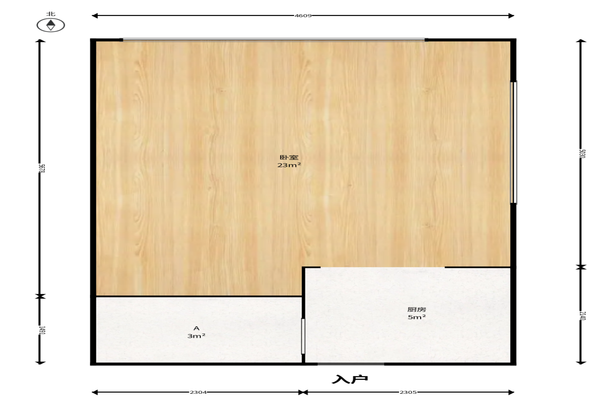 2076至高点 1室0厅1卫 16.8万 2076至高点 1室0厅1卫 16.8万户型图