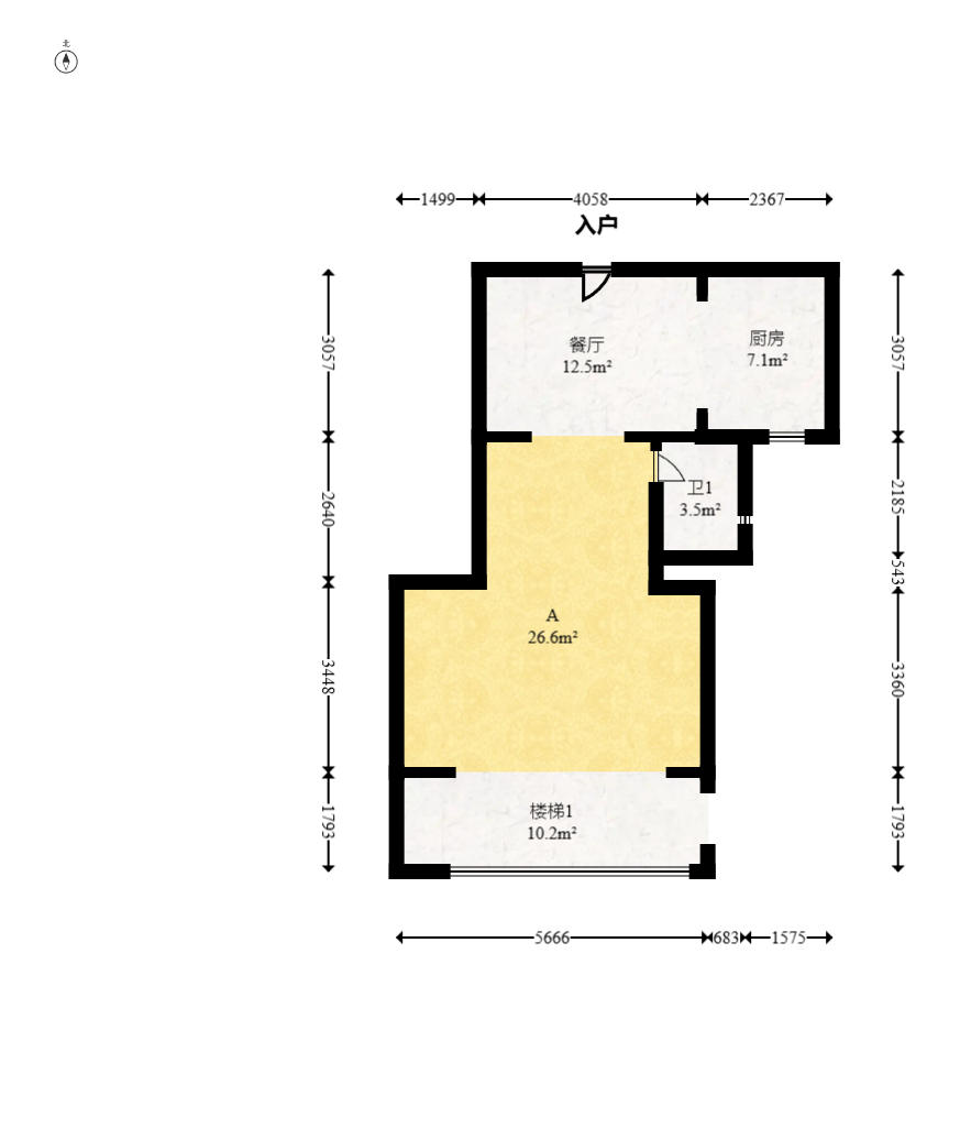 明昇壹城（明昇时代广场）二期  5室3厅3卫    188.8万户型图